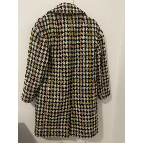 J. CREW COLLECTION Lurex‎ Tweed Oversized Coat Wool Alpaca Polyester Size 2 - Picture 9 of 11
